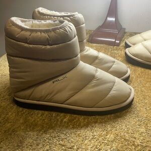 Women's Beige Winter Boots
